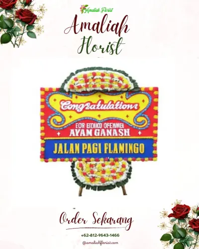 Bunga Papan Congratulation di Mesoyi